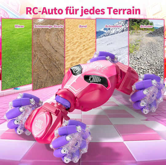 Mașină Teleghidată Drift 4WD Roz