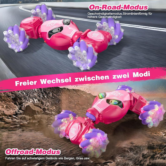 Mașină Teleghidată Drift 4WD Roz