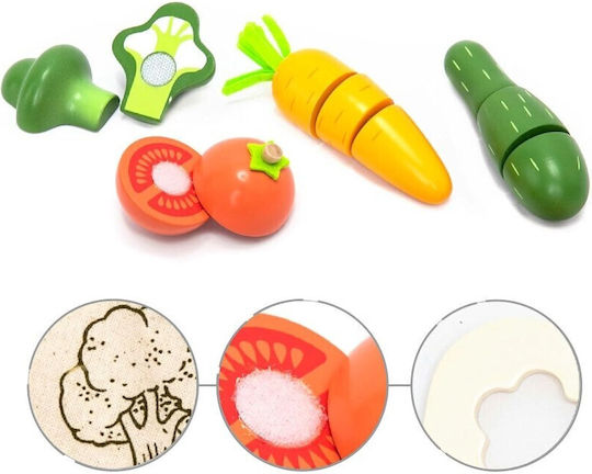 UMU Toys Παιχνίδι Φρούτα & Λαχανικά από Ξύλο για 2+ Ετών 22τμχ