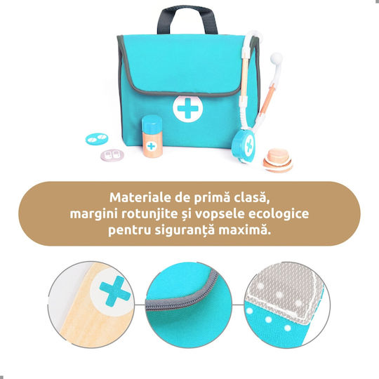 Мини Туркоазен Докторски Комплект За Ролеви Игри Umu Toys