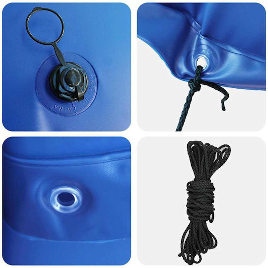 vidaXL VidaXL Poolabdeckung Blau 220x140cm