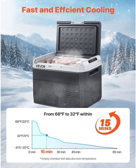 Vevor Φορητό Ψυγείο 30lt 100-240V