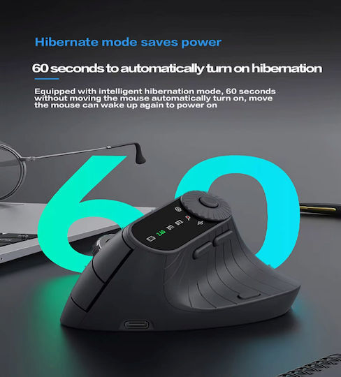 ZD1W523QWS0 Mouse Vertical Ergonomic Wireless Negru