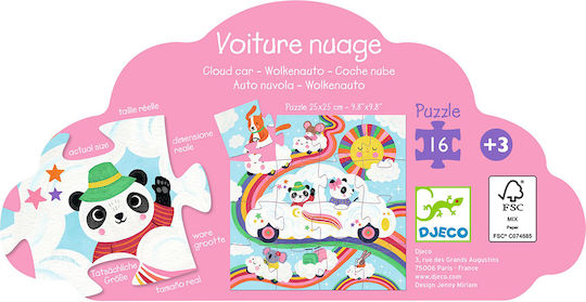 Kinderpuzzle Für 3+ Jahre 16 Teile Djeco