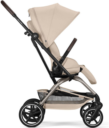 Cybex Eezy S Twist+2 Reversible Baby Stroller Suitable for Newborn Almond Beige 8.8kg