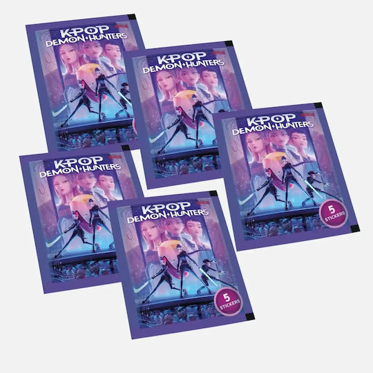 K Pop Demon Hunters Αυτοκόλλητα Φακελάκι 5 Stickers