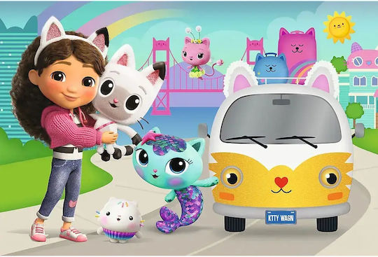 Puzzle pentru Copii Gabby And Cat Adventures 60buc Trefl