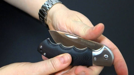 Boker New Skinner Джобно ножче с механизъм за заключване Черен