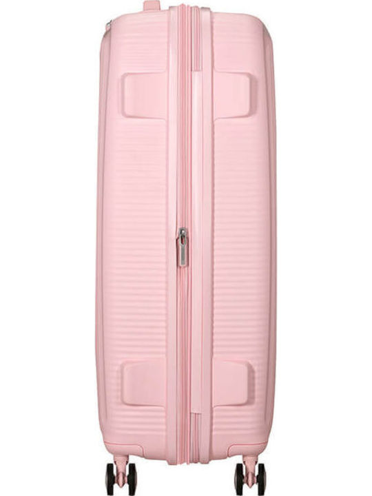 American Tourister Soundbox Große Hartreisekoffer Pastell Pink mit 4 Rädern Höhe 77cm