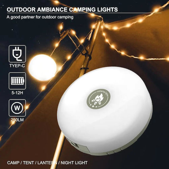 Core Λάμπα Επαναφορτιζόμενη για Camping με Φακό