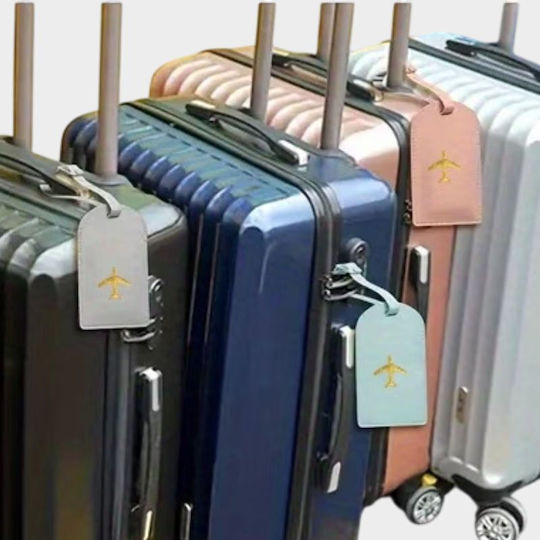 My Choice Light Blue Luggage Label