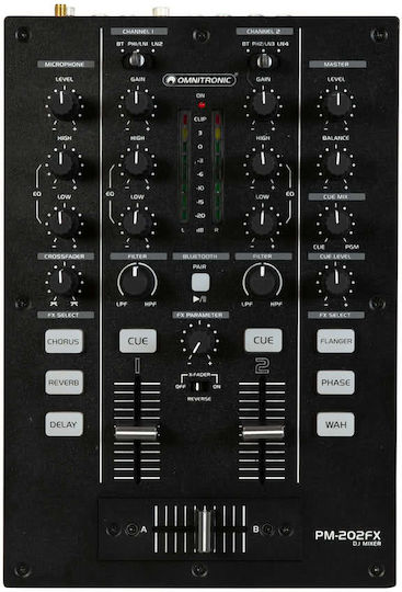 Omnitronic PM-222P PM-222P Ψηφιακός Μίκτης 2 Καναλιών / 1 Εισόδο XLR & Bluetooth