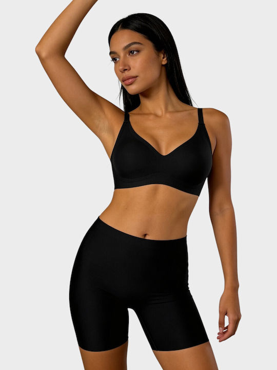 Flex&Fit Κορσές Σύσφιξης Χωρίς Ραφές Μαύρο