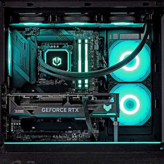 Actina Гейминг Настолен компютър (Ryzen 9-7900/32GB DDR5/1.0TB SSD/Radeon RX 9070 XT/Без операционна система)