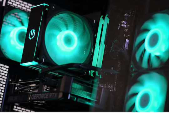 Actina Гейминг Настолен компютър (Ryzen 5-5600X/32GB DDR4/1.0TB SSD/GeForce RTX 5060/Без операционна система)