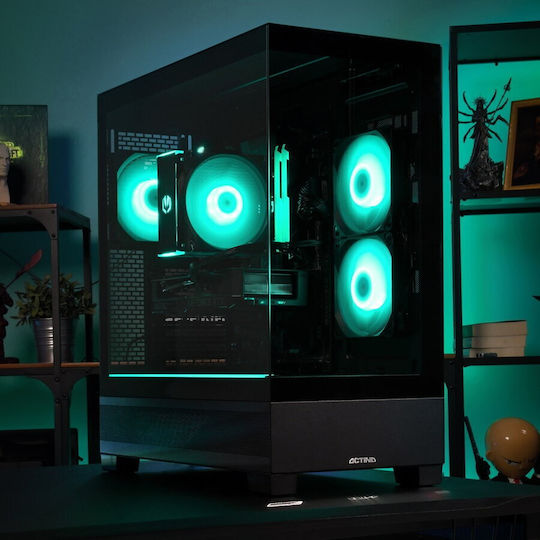 Actina Desktop PC Gaming Ryzen 5-7600X3D 32GB DDR5 1TB SSD Radeon RX 9070 Fără Sistem De Operare
