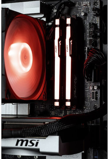 Actina Гейминг Настолен Компютър Ryzen 7-8700F 32GB DDR4 1.0TB SSD Без Операционна Система