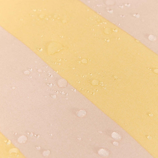 Πουφ Σκαμπό Αδιάβροχο Yellow And Pink Stripes