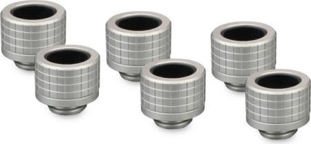 Thermal Grizzly Grizzly Deltamate Fitting Ht14 Pack Of 6 Matt Nickel Silver