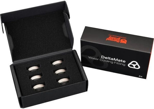 Thermal Grizzly Grizzly Deltamate Plug Pack Of 6 Matt Nickel Silver