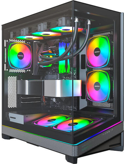 Montech Sky 3 Gaming Middle Tower Carcasă PC cu Fereastră Laterală Neagră
