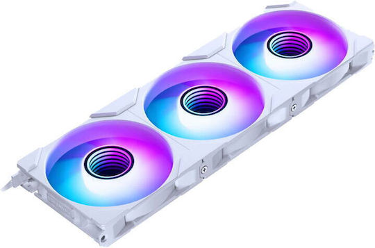 Phanteks M25G2-120 Case Fan (2000rpm / 72.72cfm) με ARGB Φωτισμό και Σύνδεση 6-Pin 3τμχ Λευκό