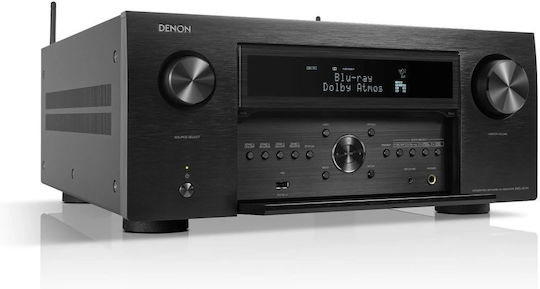 Denon AVC-A1H Home Cinema Amplifier 4K/8K 15.4 Channels 150W/8Ω 190W/6Ω with HDR and Dolby Atmos Black