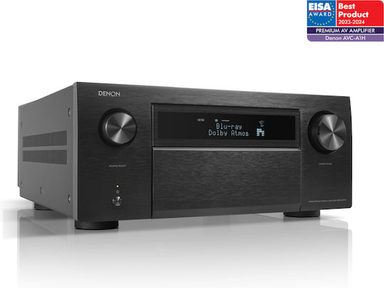 Denon AVC-A1H Home Cinema Amplifier 4K/8K 15.4 Channels 150W/8Ω 190W/6Ω with HDR and Dolby Atmos Black
