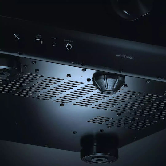 Yamaha RX-A8A Home Cinema Receiver 4K/8K 11.2 Channels 185W/8Ω with HDR and Dolby Atmos Black