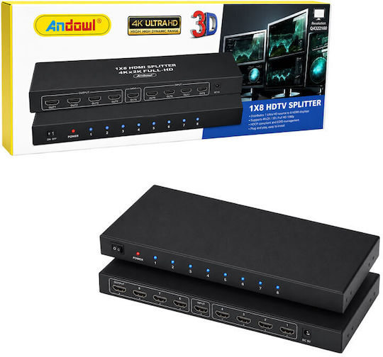 Andowl HDMI Splitter Q-HD2100