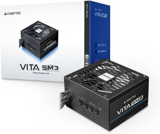 Chieftec Vita SM3 650W Black Computer Power Supply Full Modular 80 Plus Bronze