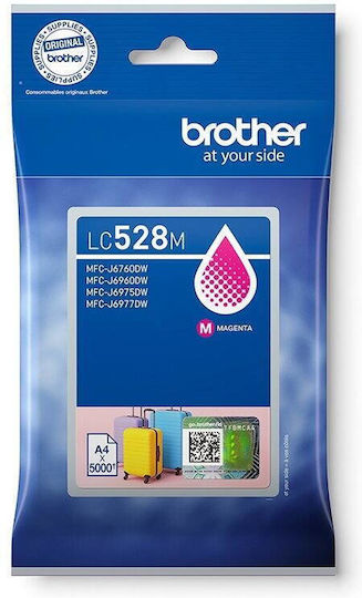 Brother LC528M Γνήσιο Μελάνι Εκτυπωτή InkJet Ματζέντα (LC-528M)