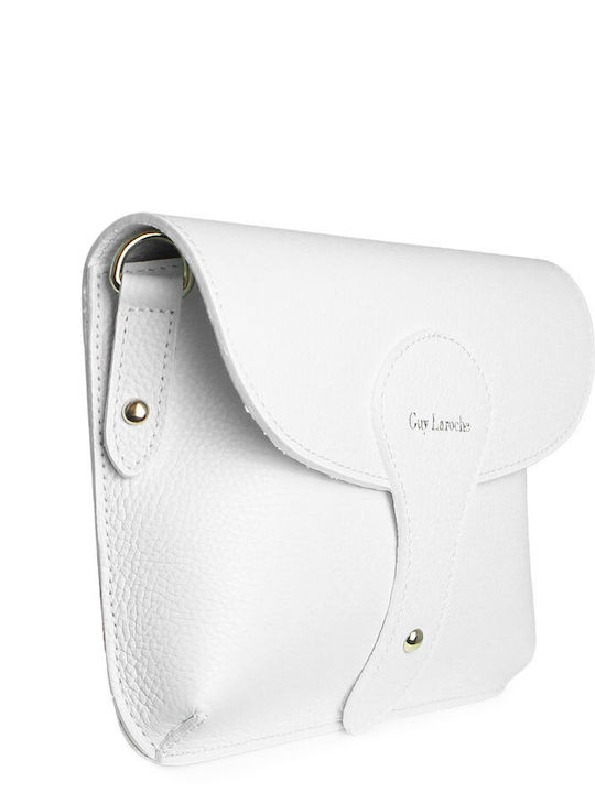Leder Damenhandtasche Crossbody Weiße