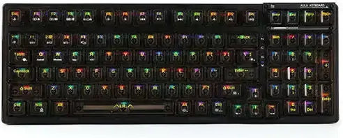 Aula F98 Ασύρματο Gaming Μηχανικό Πληκτρολόγιο με RGB φωτισμό (Ελληνικό)