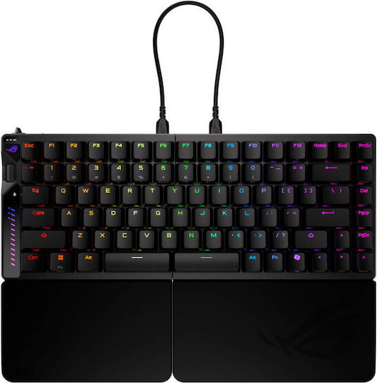 Asus ROG Falcata Split Wireless Gaming Keyboard 75% with Magnetic Switches and RGB Lighting English US