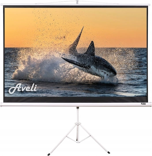 Projection Screen Aveli Tripod 150x94cm 16:10 70" Black Tube