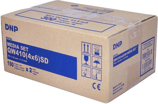 DNP QW 410 Media Kit 10x15 cm 2x 150 Φύλλα