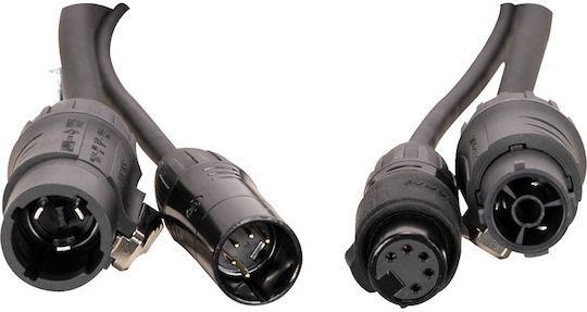 Accu-Cable Кабел XLR мъжки черен 1м