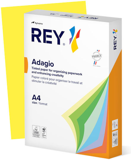 Rey Adagio 66 Έντονο Κίτρινο 160gr/m² A4 250 φύλλα