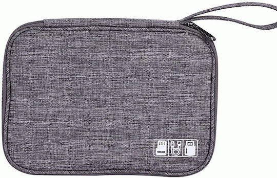 Smart Travel 19x12x3,5εκ Cable Bag Gray 1pcs