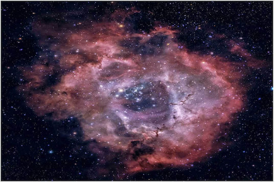 iLovePrints Gemälde Nebula In Deep Space Νεφέλωμα Στο Βαθύ Διάστημα 100x70