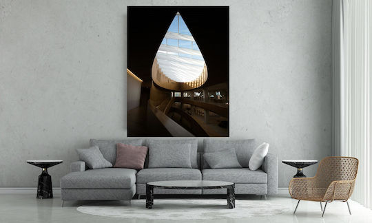 iLovePrints Modernes Architektonisches Raum Einzigartiger Dachfenster 70x100