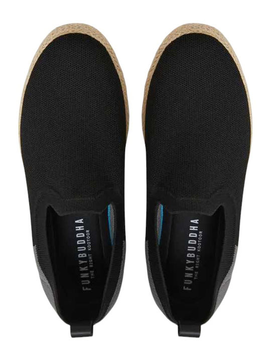 Men's Espadrilles in Black Color