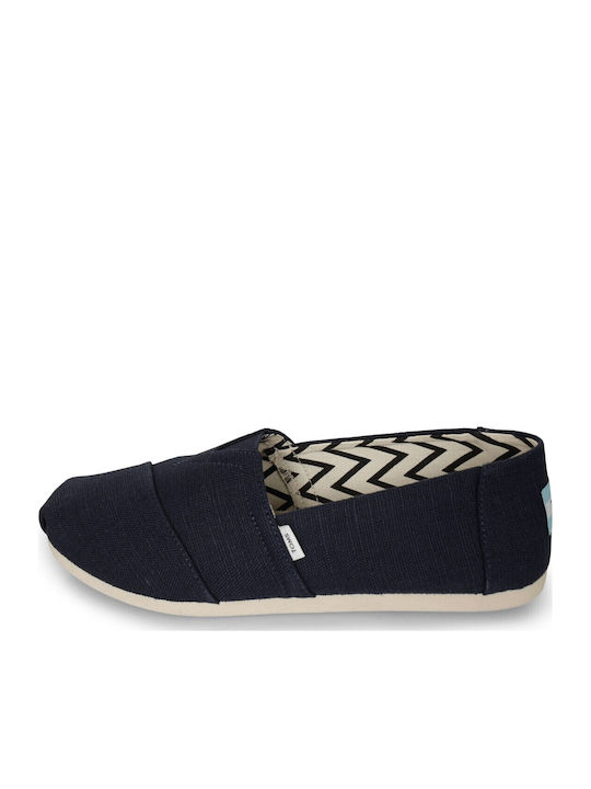 Fabric Men's Espadrilles in Blue Colour