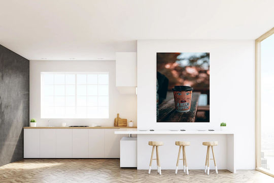 Πίνακας Coffee Cup Pop Art Design Φλιτζάνι Καφέ Pop Art Design 115x170