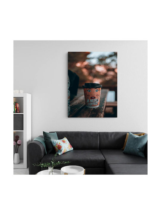 Панел Coffee Cup Pop Art Design Чаша Кафе Pop Art Design 115x170