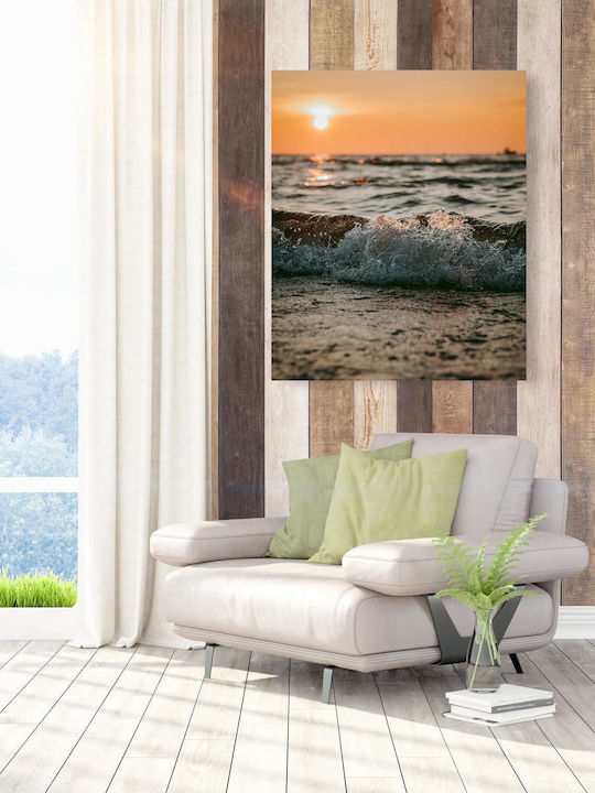 Panou Sunset Waves Câmpuri De Apus 115x170