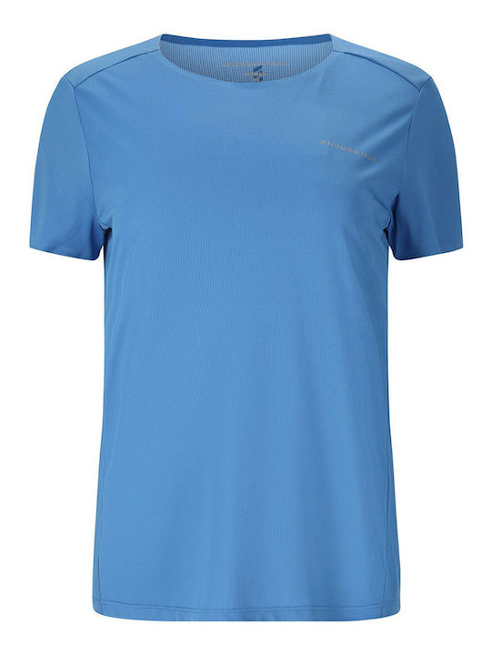 Γυναικείο T-shirt με Διαφάνεια Μπλε