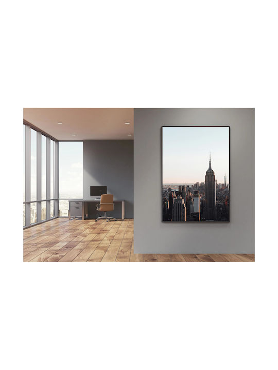 Gemälde New York City Skyline bei Dämmerung Ο Ορίζοντας Νέας Υόρκης στο Σούρουπο 70x100