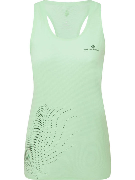 Women's Sports Sleeveless Blouse Fast Drying Green